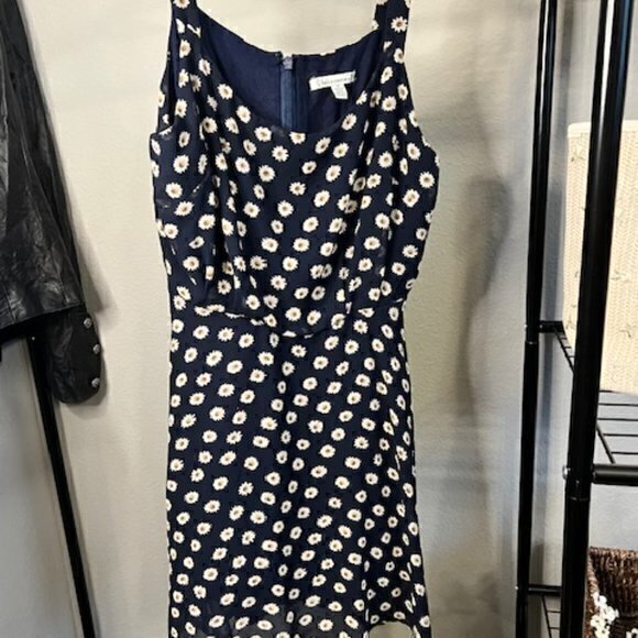 SALE!! 2 for $15 Lucca Couture Womens Size Small Navy Floral Sundress Mini‎ - Picture 2 of 12